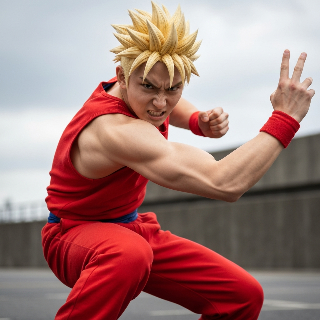 Jeice performing his signature pose.