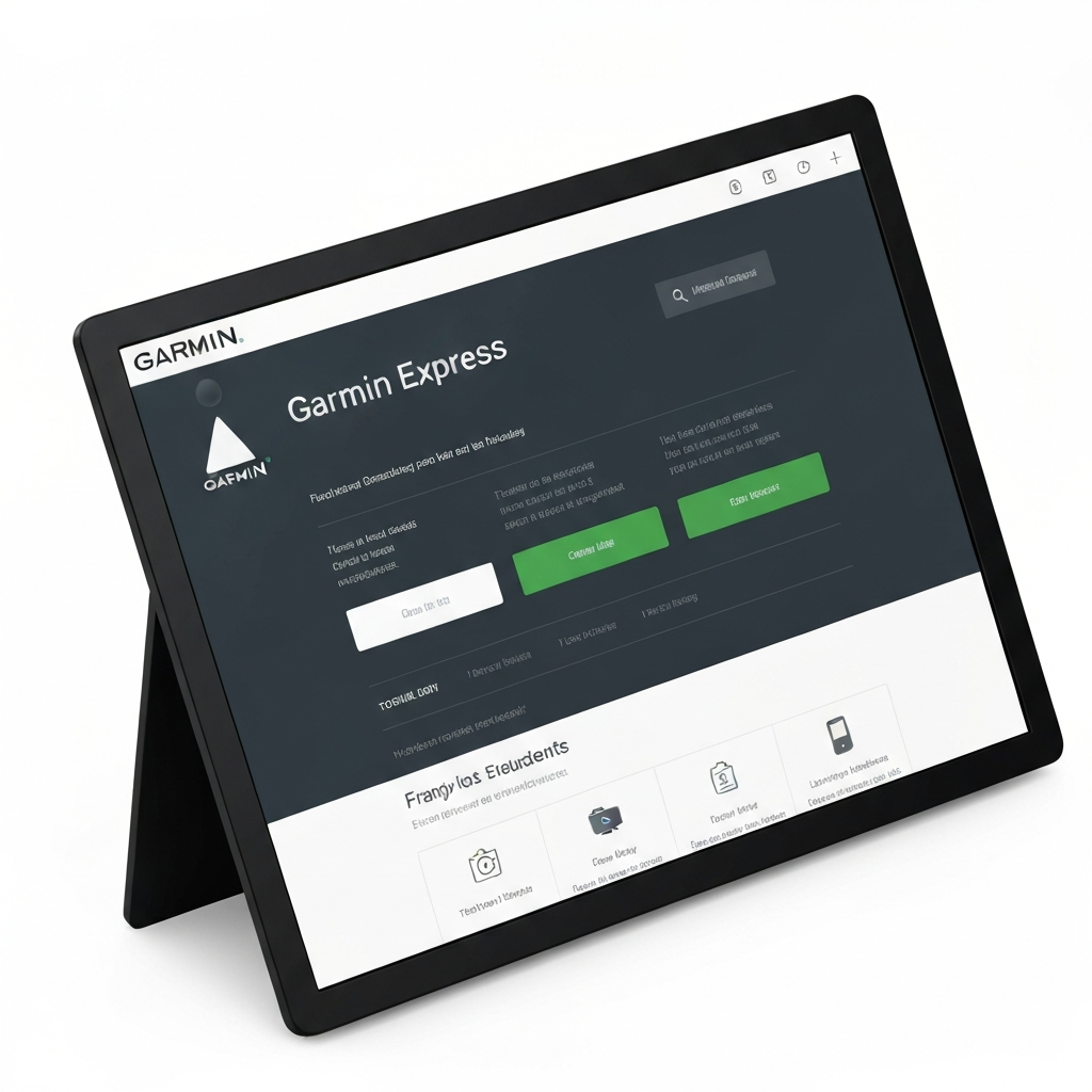 Garmin Express Website Screenshot