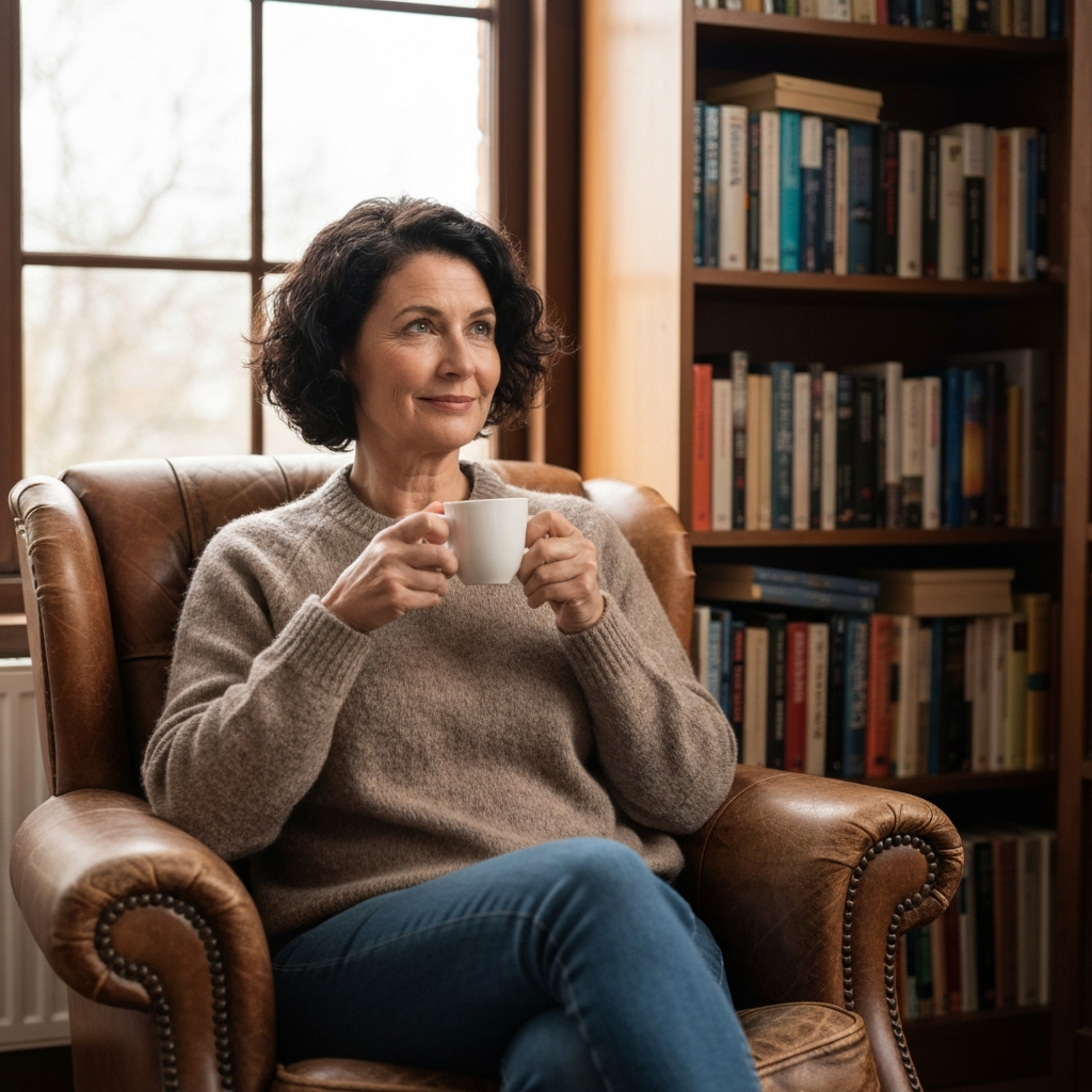 Person thoughtfully reflecting on their interests and skills