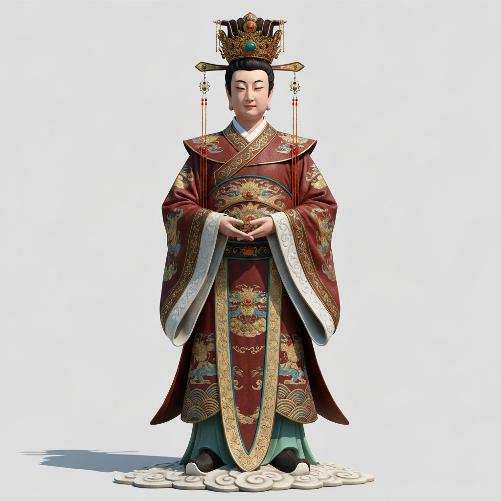 Image of the Jade Emperor in traditional robes.