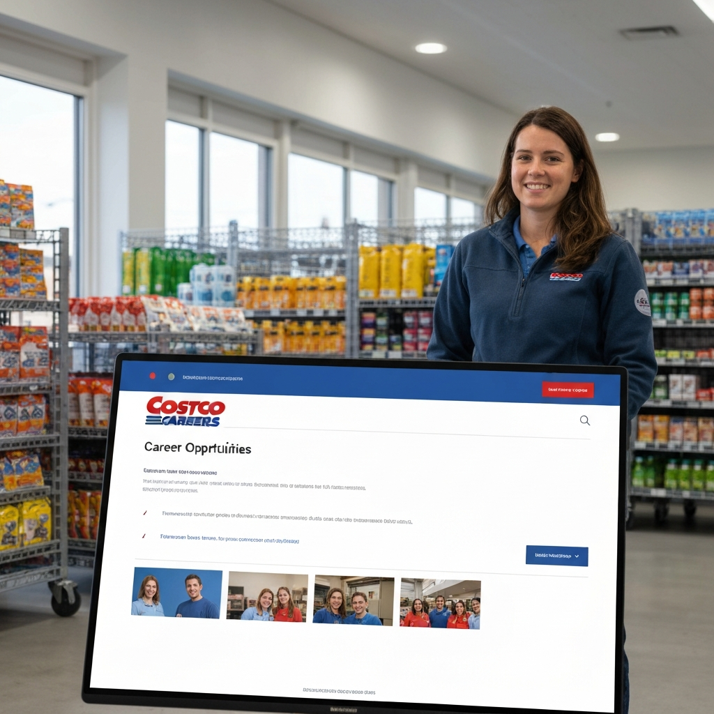 Screenshot of the Costco Careers page