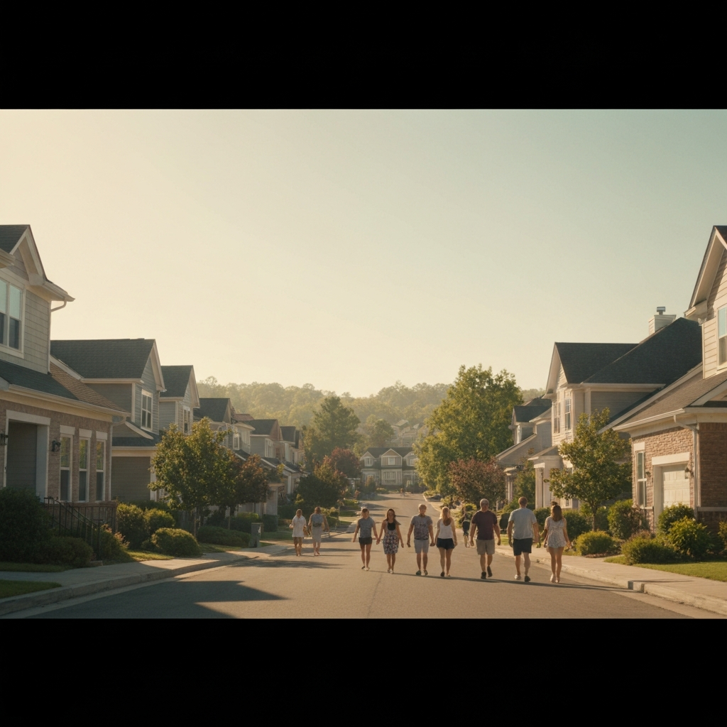 One person gently holding the hand of another, their expression showing care and concern. The lighting is soft and diffused, emphasizing the tenderness of the moment. The background is out of focus, drawing attention to the interaction between the two people.