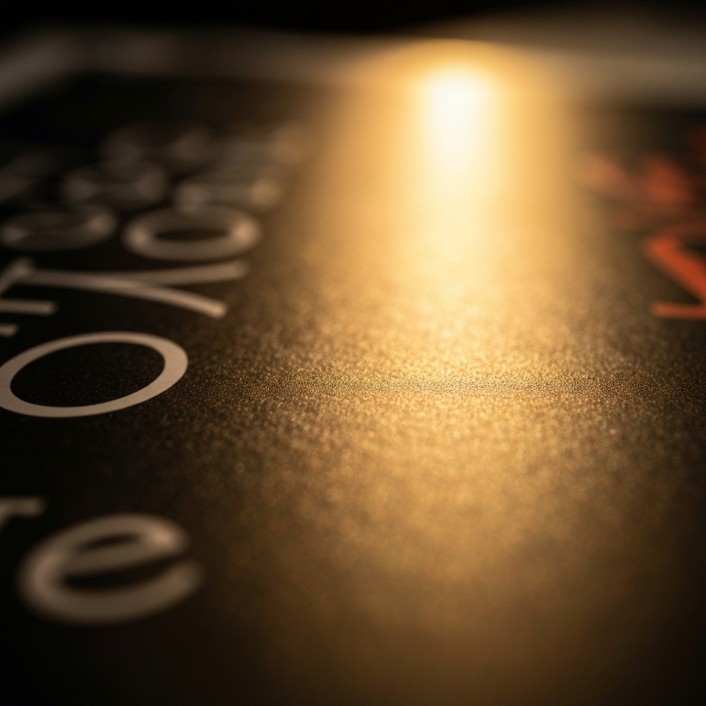 A close-up shot of a vintage magazine cover, slightly blurred to maintain focus on the overall texture and color. Golden hour lighting casts a warm glow.