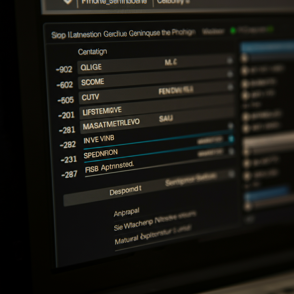 A close-up shot of network settings on a computer, specifically highlighting the proxy server settings. The lighting is dim and focused, emphasizing the technical aspects of the configuration. The background is a blurred image of network cables and equipment.