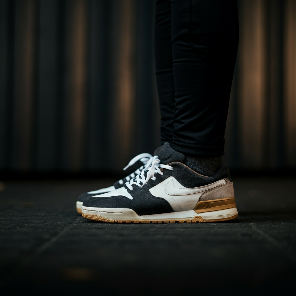 A color palette showcasing white, black, grey and brown hues in soft, diffused lighting.