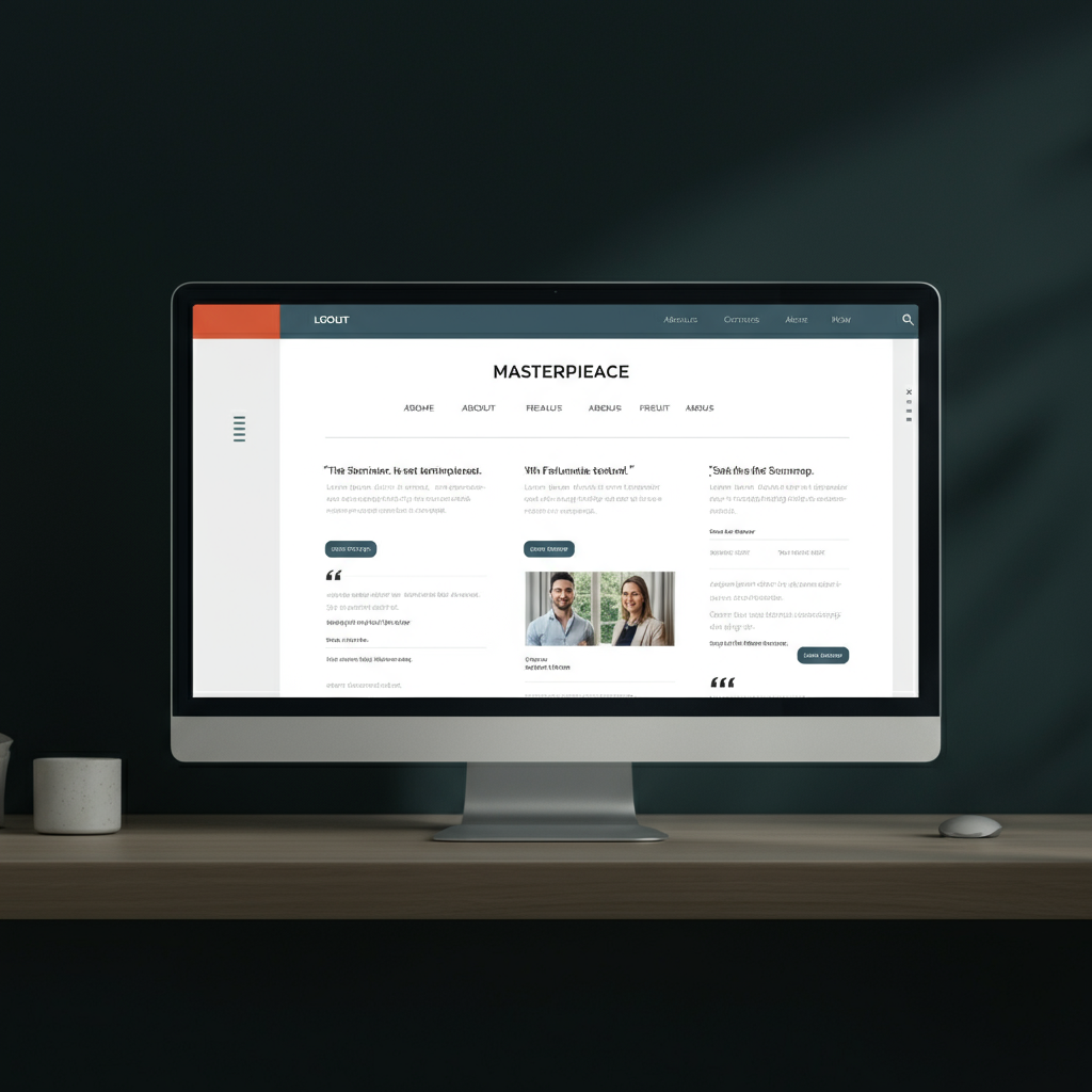 A website displaying client testimonials. The testimonials feature professional headshots of the clients and heartfelt quotes praising the freelancer's work. The design is clean and minimalist, emphasizing the credibility of the testimonials.
