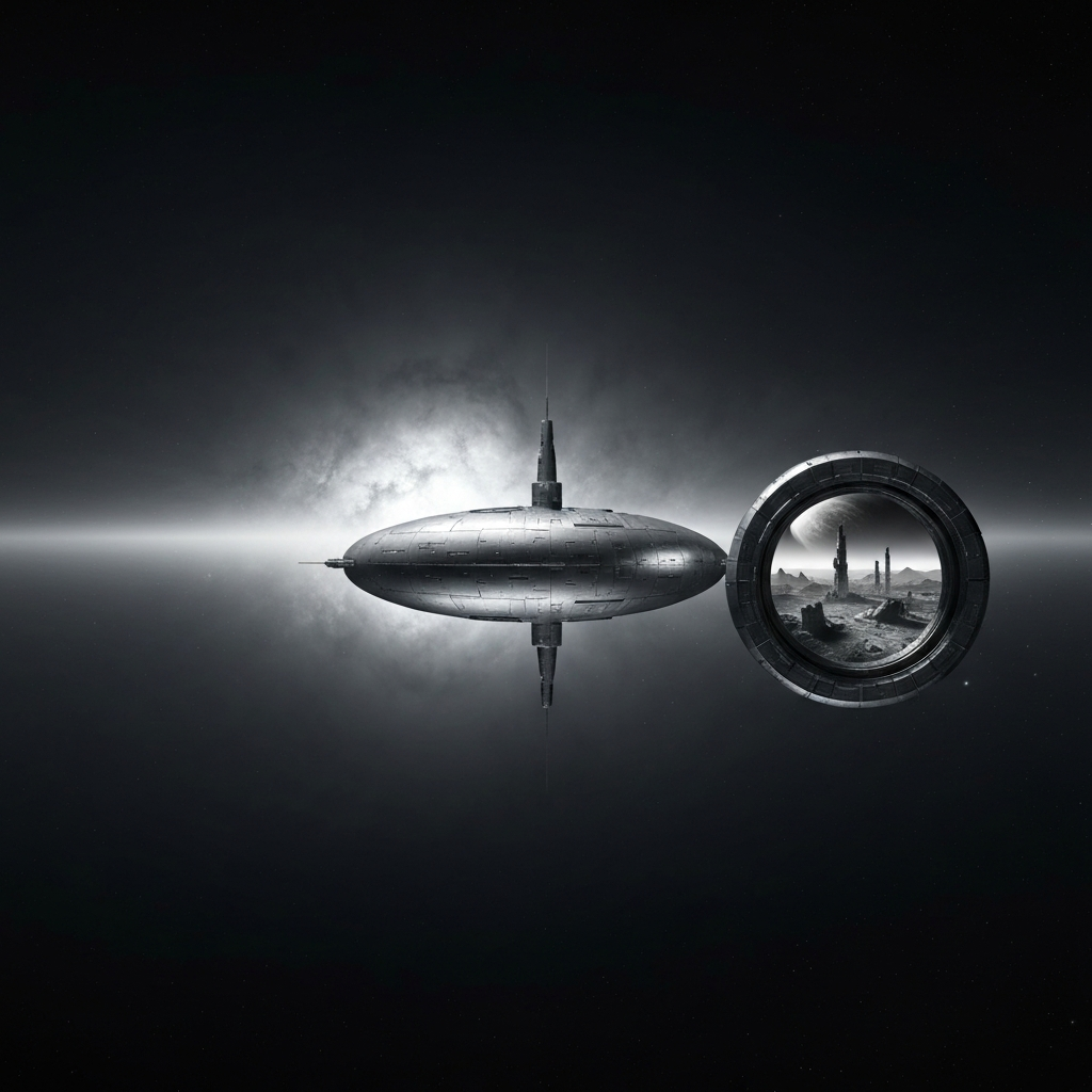 The weightlifter is struggling to stand up from a squat. The spotter is assisting by wrapping their arms around the lifter's torso and providing upward support. The lighting is focused on the two figures, emphasizing their exertion.