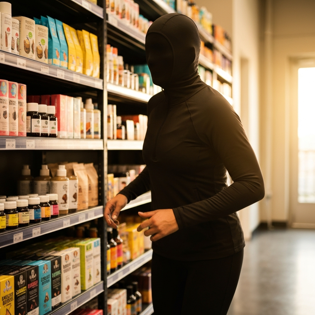 A well-organized retail shelf with colorful product packaging, shot with a shallow depth of field to blur the background. Warm, inviting lighting accentuates the product details.