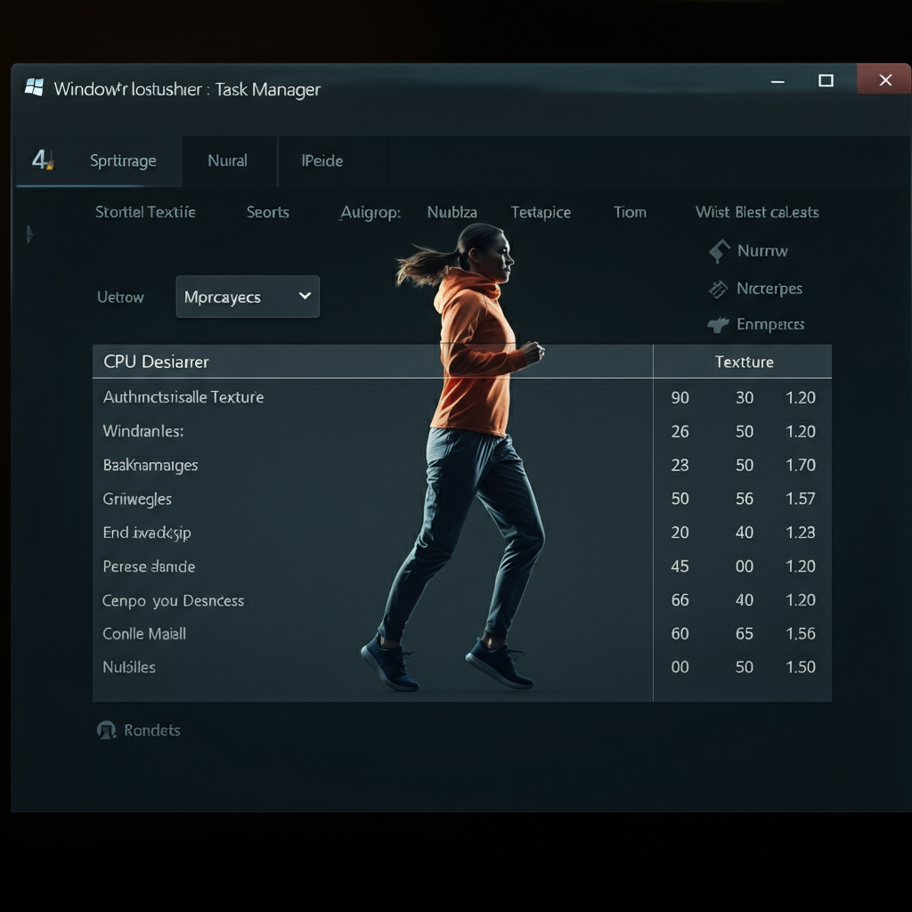 A screenshot of Windows Task Manager, highlighting the "CPU" column sorted in descending order. Clean, minimalist interface, clear font, well-lit screen.
